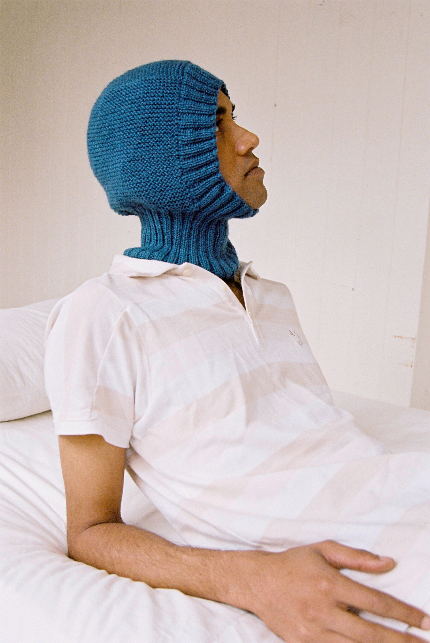Handknitted balaclava aileen chen sheahan huri