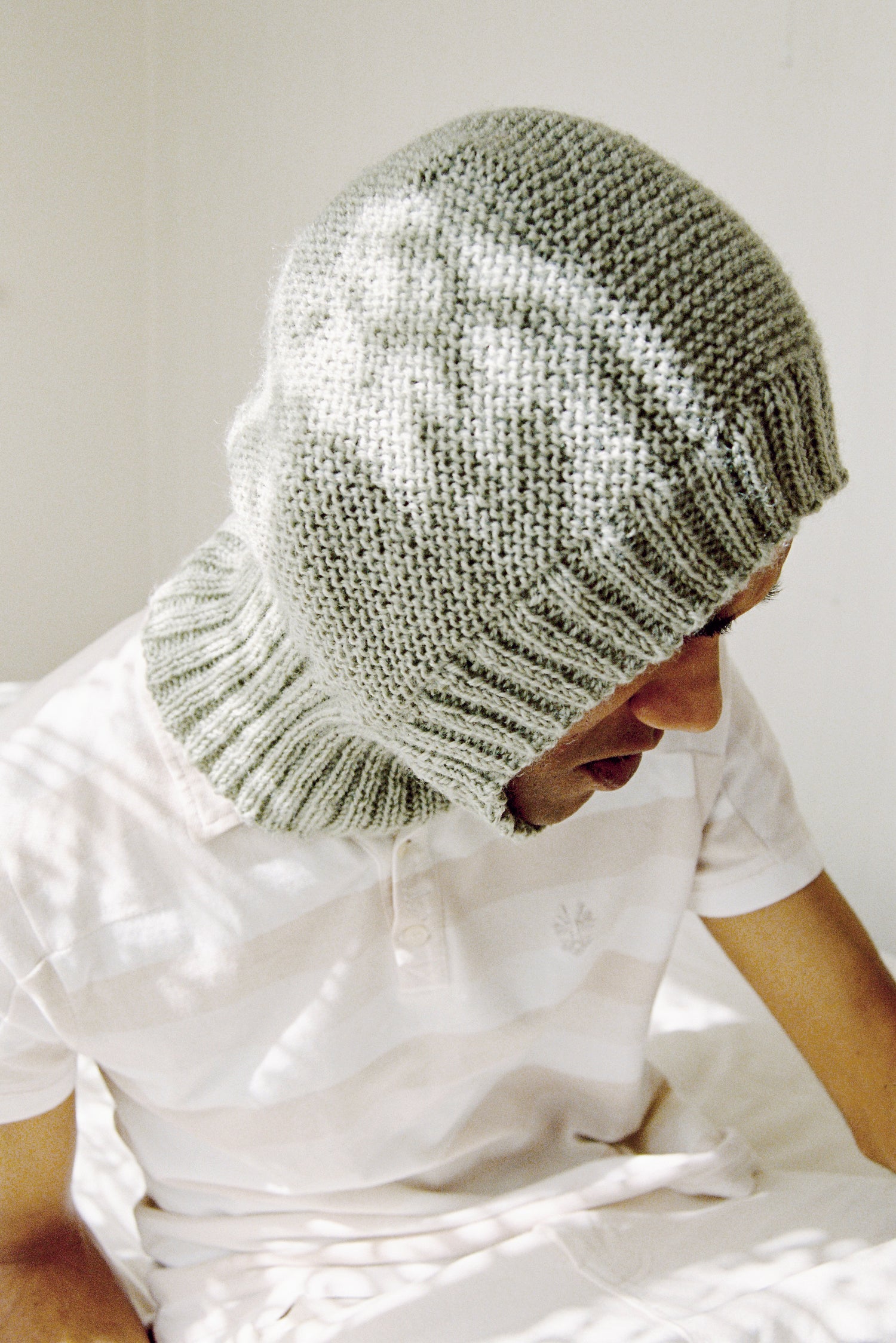 Handknitted balaclava aileen chen sheahan huri