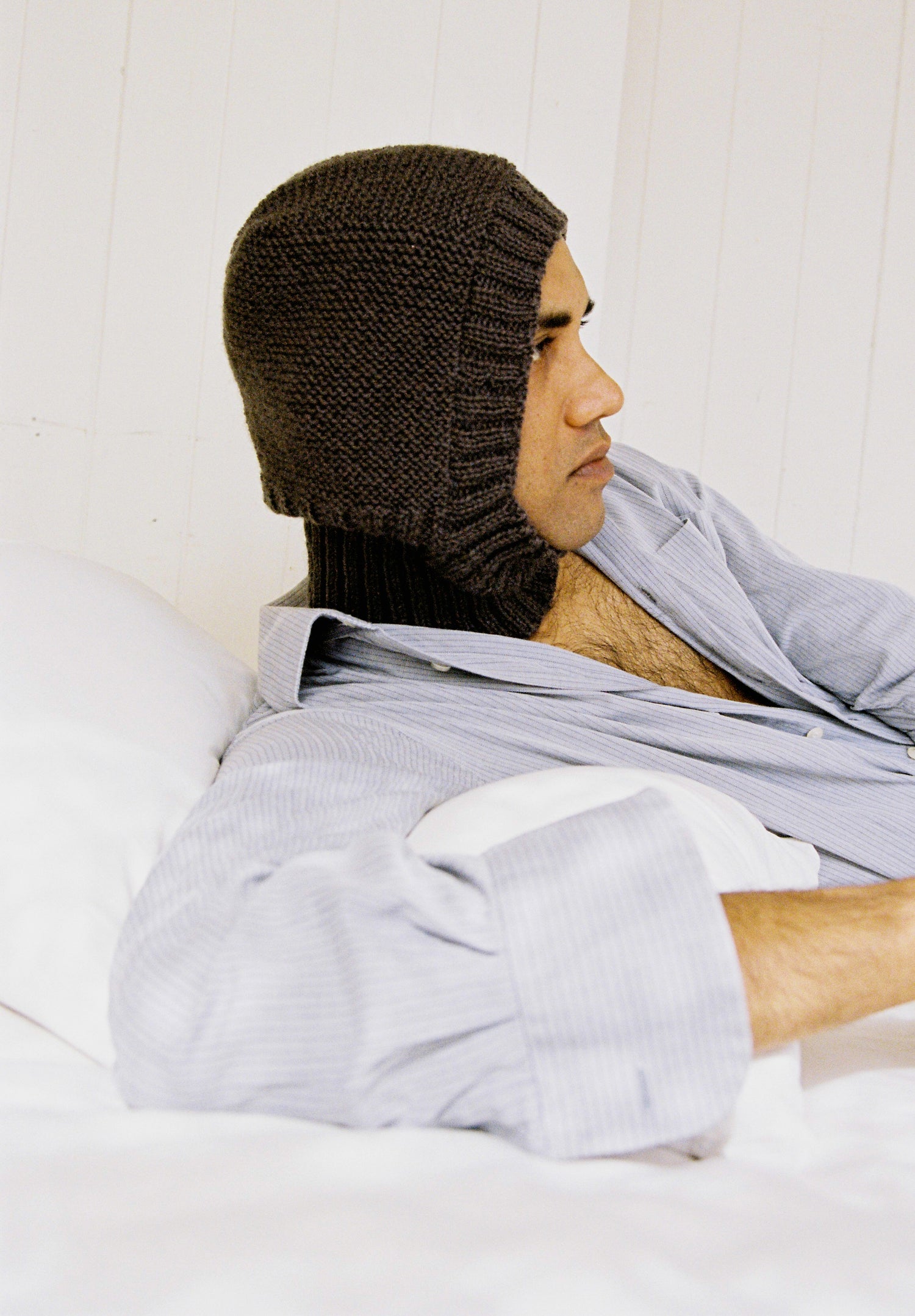 Handknitted balaclava aileen chen sheahan huri